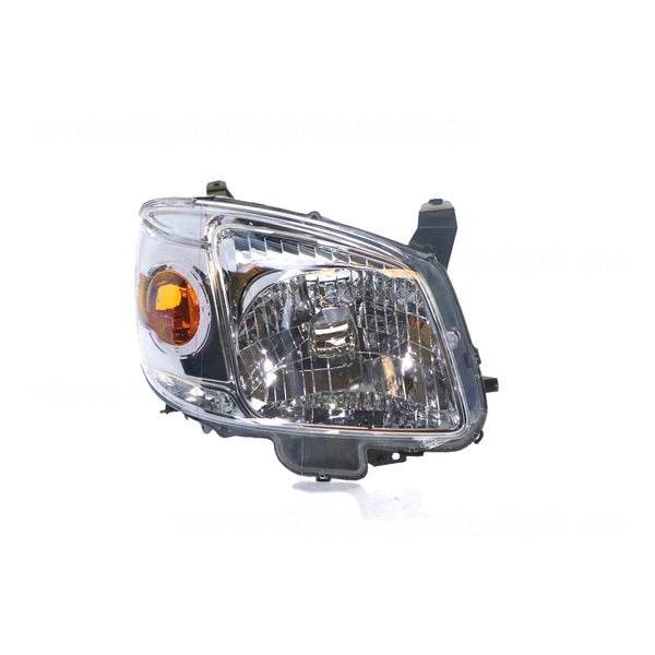 Head Lamp Drivers Side Certified Suits Mazda BT50 UN 6/2008 to 10/2011