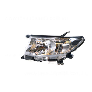 Halogen Head Lamp Passenger Side OEM Suits Toyota Prado GX GDJ150R 2017 to 2021