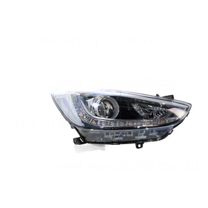 LED Head Lamp Drivers Side Certified Suits Hyundai Accent RB SR2013 to 2017