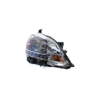 Halogen Head Lamp Drivers Side Genuine Suits Nissan Pulsar ST-L B17 2012 to 2017