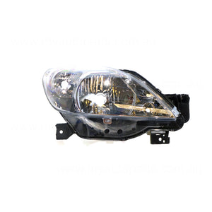 Halogen Manual Adjust Head Lamp Drivers Side Genuine Suits Mazda 2 DY 2005 to 2007