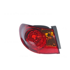 Tail Lamp Passenger Side Certified Suits Hyundai Elantra HD 2006 to 2011