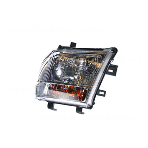 Head Lamp Passenger Side Certified Suits Nissan Navara D40 2008 to 2015