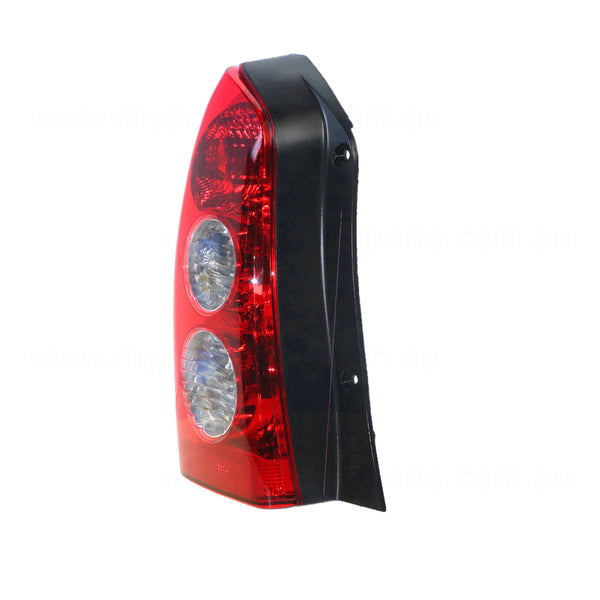 Black Red/Clear Tail Lamp Passenger Side OEM Suits Mazda Tribute CU 2000 to 2006