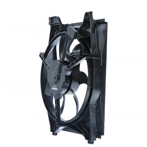 A/C Condenser Fan Assembly Aftermarket Suits Kia Rio JB 2005 to 2011