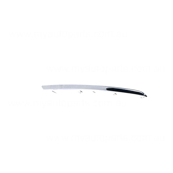 Chrome Upper Grille Mould Driver Side Aftermarket suits Toyota Corolla Sedan 4/2010 to 12/2013