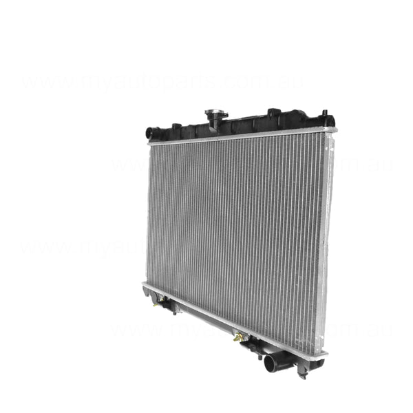 Radiator 35 / 35 mm Plastic Aluminium 400 x 694 x 16 mm Manual/Auto 3.0L L VE30DE Aftermarket Suits Nissan Maxima A33 1999 to 2003