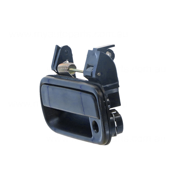 Black Front Door Outer Handle Passenger Side Aftermarket suits Toyota Hilux 140/150/160/170 Series 1997 to 2005