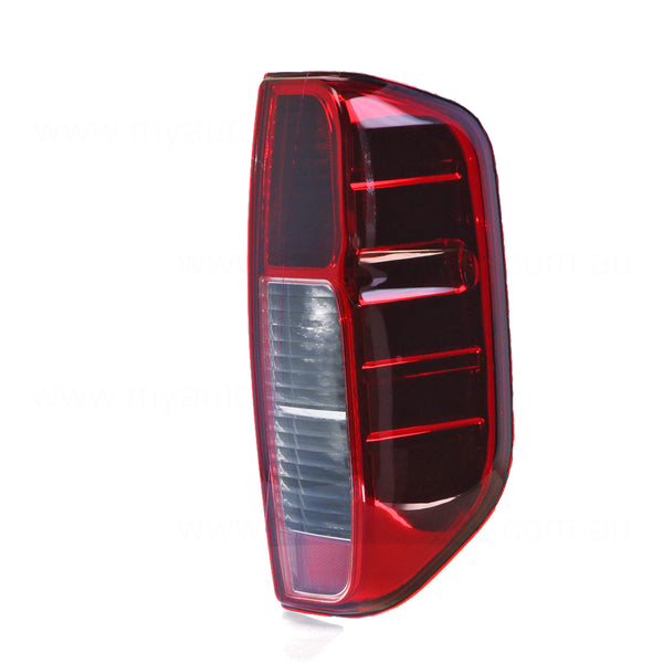 Red/Clear Tail Lamp Drivers Side Certified Suits Nissan Navara D40 2005 to 2015