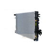 Radiator 38 / 35 mm Plastic Aluminium 720 x 490 x 16 mm Automatic 2.5 L QR25DE Aftermarket suits Nissan Navara Series 1