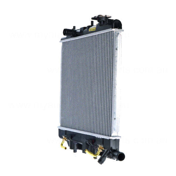 Radiator 28 / 28 mm Plastic Aluminium 350 x 378 x 26 mm Manual/Auto 1.3,1.5L L B3,B5 Aftermarket Suits Mazda 121 Metro Dw DW 1996 to 2002
