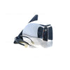 Chrome Door Mirror Electric Adjust Passenger Side Aftermarket Suits Toyota Landcruiser 100 SERIES 1998 to 2007
