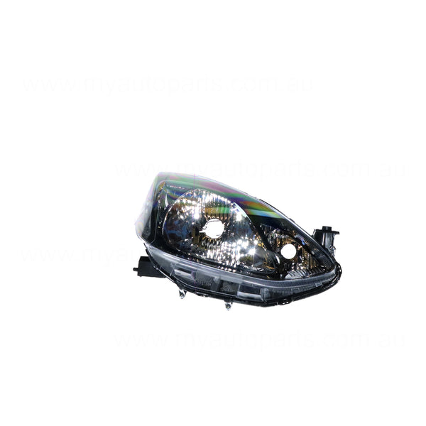 Halogen Manual Adjust Head Lamp Drivers Side OEM Suits Mazda 2 DE 2007 to 2014