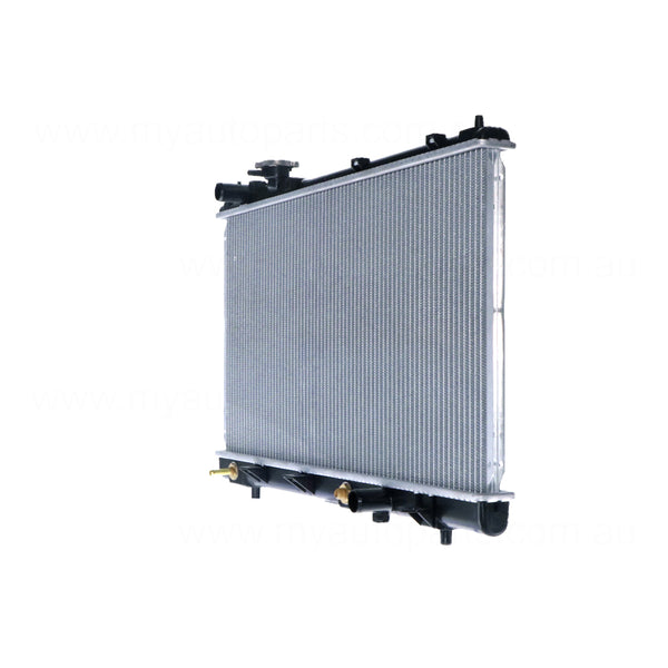 Radiator 28 / 28 mm Plastic Aluminium 350 x 688 x 16 mm Manual/Auto 1.8L, 2.0L L FP, FS Aftermarket Suits Mazda Premacy CP 2001 to 2003