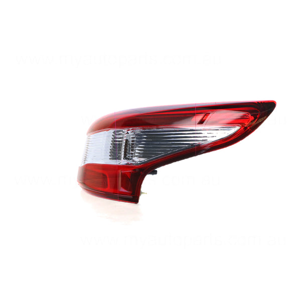 Black Red/Clear Tail Lamp Drivers Side OEM Suits Nissan Qashqai J11 2014 to 2018
