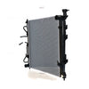 Radiator 35 mm 35 / Plastic Aluminium 485 x 480 x 18 mm Automatic 1.7L L D4F4 Suits Kia Rondo RP 2013 to 2016