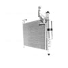 16 mm 8 mm Fin A/C Condenser Aftermarket Suits Mazda 2 DE 2007 to 2014