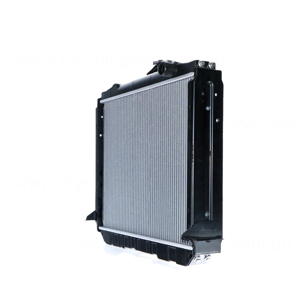 Radiator 35 / 35 mm Plastic Aluminium 400 x 528 x 48 mm Manual 1.6 L 12R 2.0 L 3Y Aftermarket Suits Toyota Hiace YH50/YH60 1983 to 1989