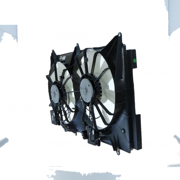 12 v Radiator Fan Assembly Aftermarket Suits Mazda CX-7 ER 2009 to 2012 2.3L L3 Turbo
