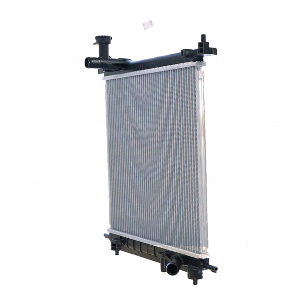 Radiator 30 / 30 mm Plastic Aluminium 400 x 428 x 16 mm Manual 1.2 L HR12 Aftermarket Suits Nissan Micra K13 2010 to 2016