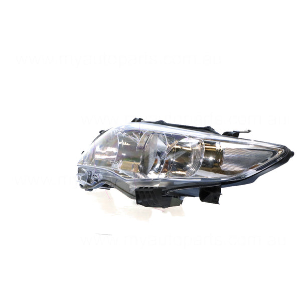 Halogen Head Lamp Passenger Side Certified Suits Toyota Corolla ZRE152R 2010 to 2013