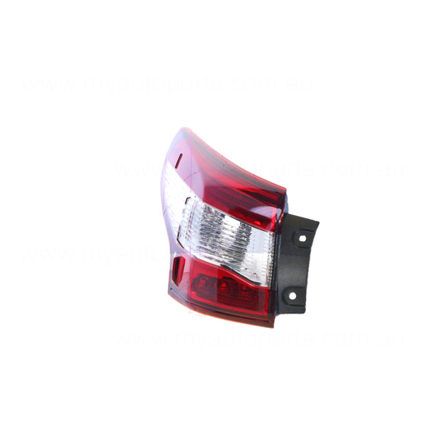 Black Red/Clear Tail Lamp Passenger Side Certified Suits Nissan Qashqai J11 2014 to 2018