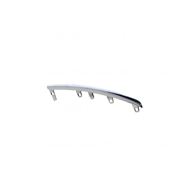 Chrome Upper Grille Mould Driver Side OEM suits Toyota Corolla 4/2010 to 12/2013