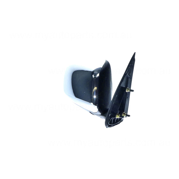 Chrome Door Mirror Manual Adjust Drivers Side Aftermarket suits Toyota Hilux 15/16/25/26 Series 2005 to 2015