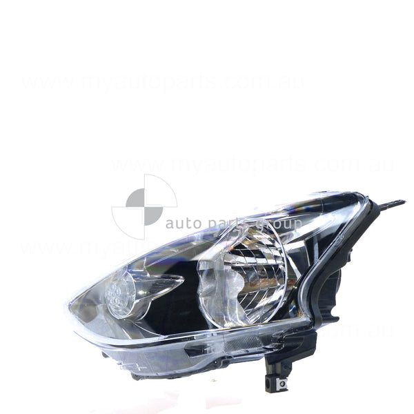 Halogen Head Lamp Passenger Side Certified Suits Nissan Micra K13 2015 to 2016