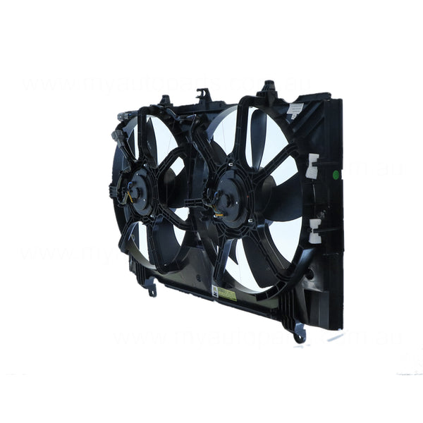 12 v Radiator Fan Assembly Aftermarket Suits Nissan 350Z Z33 2007 to 2009