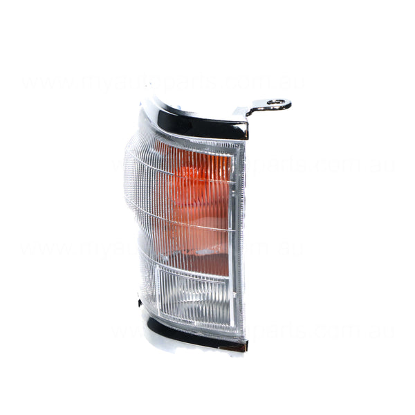Chrome Front Park / Indicator Lamp Drivers Side Certified suits Toyota Hilux SR5 1997 to 2001