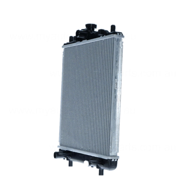 Radiator 25 / 25 mm Plastic Aluminium 350 x 338 x 26 mm Manual 1.3L L G13BB Aftermarket Suits Suzuki Carry GA413 1999 to 2005
