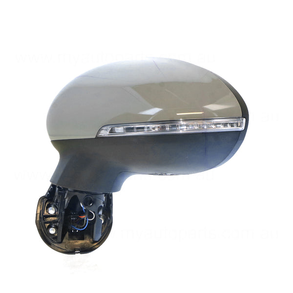 Door Mirror, Electric Adjust/Heated With Indicator,  Passenger Side OEM Suits Kia Rio UB 2014 to 2017
