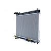 Radiator 28 / 28 mm Plastic Aluminium 325 x 648 x 16 mm Manual/Auto 1.3L L L13A / L15A Aftermarket Suits Honda Jazz GD 2002 to 2008