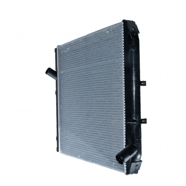 Radiator CT 42 / 42 mm Plastic Aluminium 600 x 558 x 32 mm Manual J05C-D Aftermarket Suits Hino Dutro 2/3/4/5 2001 to 2007