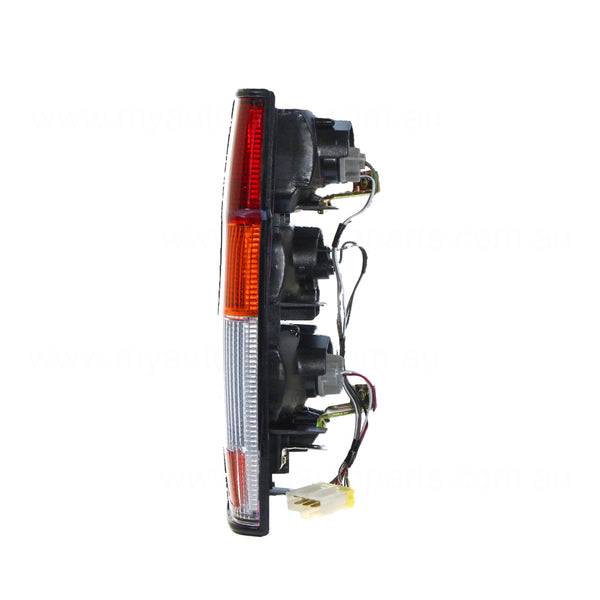 Red/Amber/Clear Tail Lamp Drivers Side Aftermarket Suits Nissan Navara D21 1992 to 1997