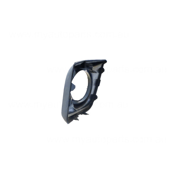 Black Front Bar Grille With Fog Light Mount Passenger Side Aftermarket suits Mazda 3 BM Hatch 2/2014 to 6/2016