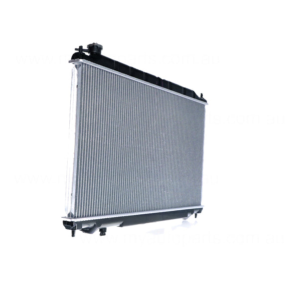 Radiator 35 / 35 mm Plastic Aluminium 400 x 736 x 27 mm Manual/Auto 3.5L L VQ35DE Aftermarket Suits Nissan Maxima J31 2003 to 2009