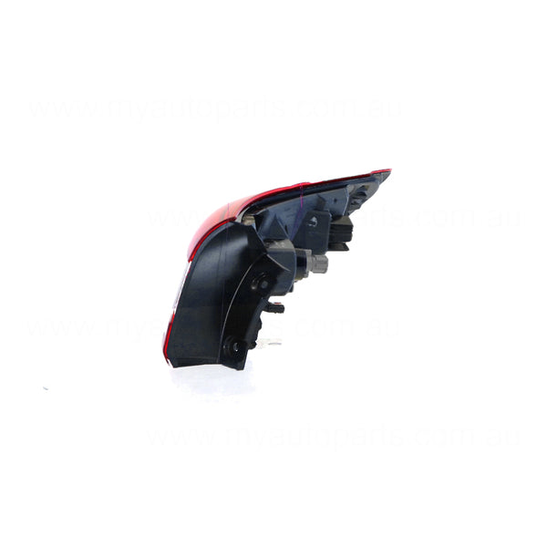 Black Red/Clear Tail Lamp Passenger Side OEM Suits Nissan Qashqai J11 2014 to 2018
