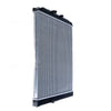 Radiator 42 mm CT 42 / Plastic Aluminium 600 x 568 x 32 mm Manual Aftermarket Suits Hino Dutro 2/3/4/5 2001 to 2007