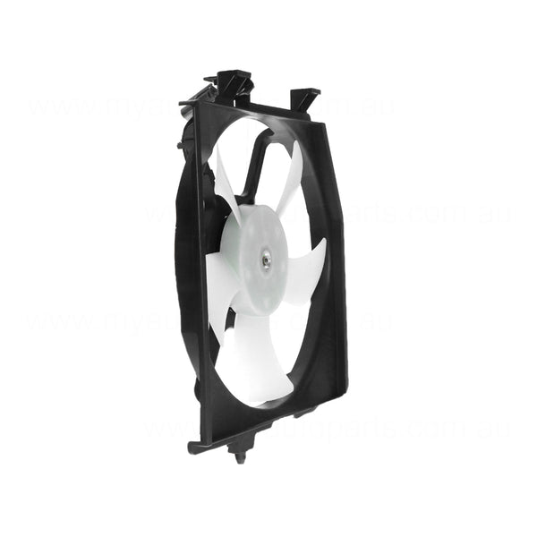 A/C Condenser Fan Assembly Aftermarket suits Mazda 323 and Ford Laser 1999-2004