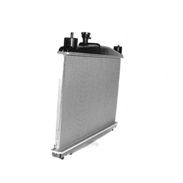 Radiator 28 / 28 mm Plastic Aluminium 350 x 558 x 16 mm Manual/Auto 1.5L L ZY Aftermarket Suits Mazda 2 DE 2007 to 2014