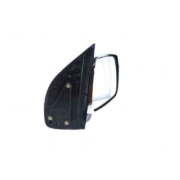 Chrome Door Mirror Drivers Side Aftermarket Suits Nissan Navara D40 2005 to 2010