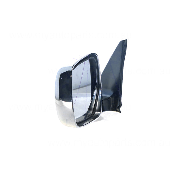 Chrome Door Mirror Electric Adjust Passenger Side Aftermarket Suits Toyota Landcruiser 100 SERIES 1998 to 2007