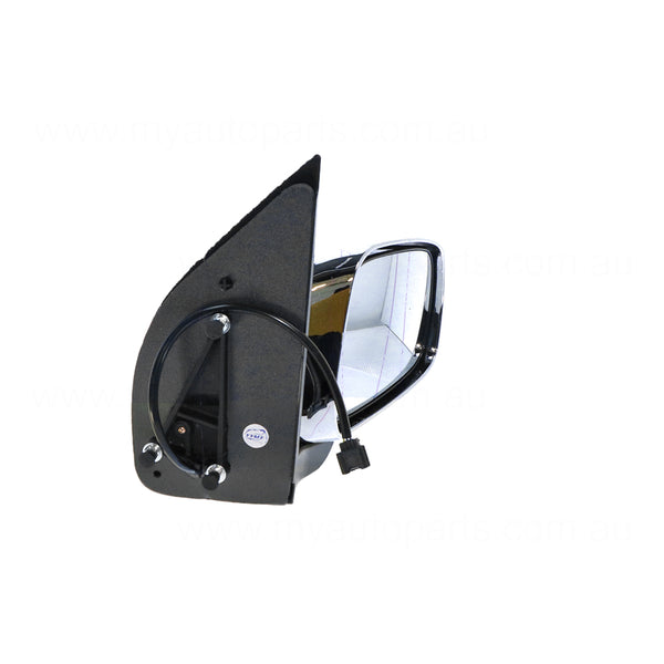 Chrome Door Mirror Drivers Side Aftermarket suits Nissan Navara D40 & Pathfinder R51 2005 to 2007