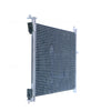 517 x 380 x 18 mm 8 mm Fin Without Drier A/C Condenser Aftermarket Suits Nissan Micra K13 2010 to 2016