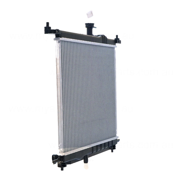 Radiator 30 / 30 mm Plastic Aluminium 400 x 428 x 16 mm Manual 1.2 L HR12 Aftermarket Suits Nissan Micra K13 2010 to 2016