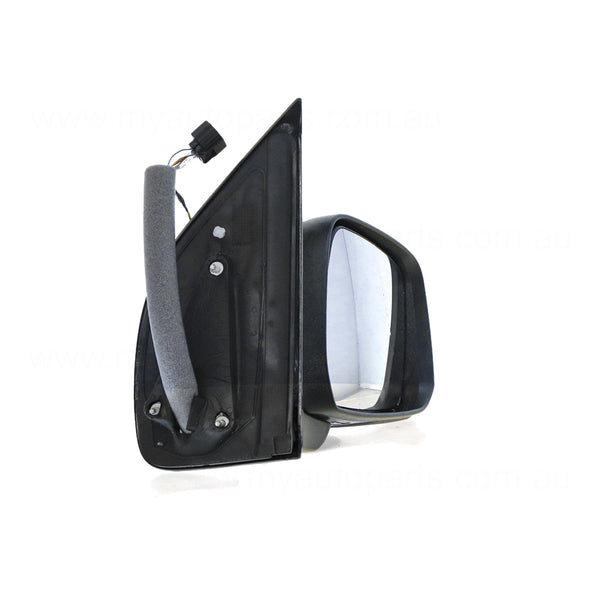 Black Door Mirror Electric Adjust Drivers Side OEM Suits Nissan Navara D40 2010 to 2015