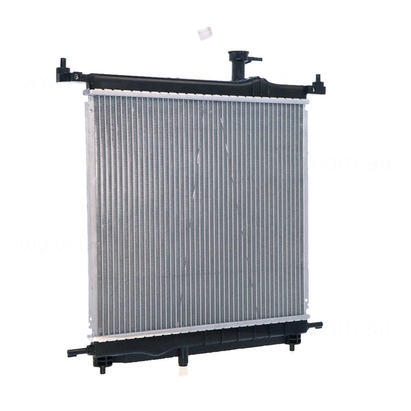Radiator 30 / 30 mm Plastic Aluminium 400 x 428 x 16 mm Manual 1.2 L HR12 Aftermarket Suits Nissan Micra K13 2010 to 2016