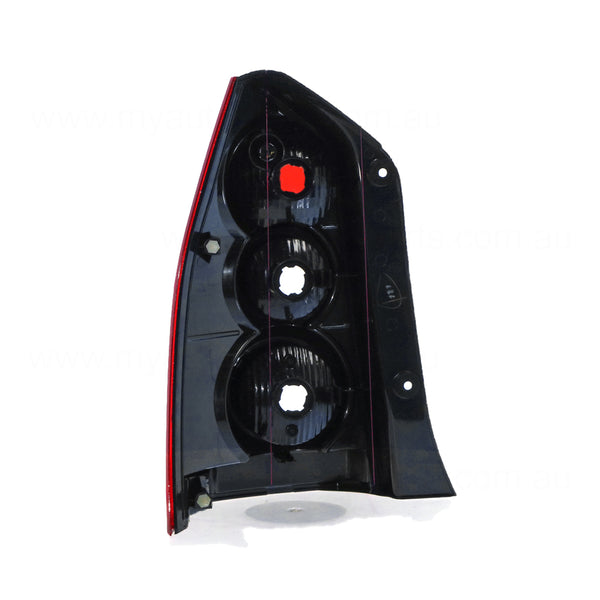 Black Red/Clear Tail Lamp Drivers Side OEM Suits Mazda Tribute CU 2000 to 2006